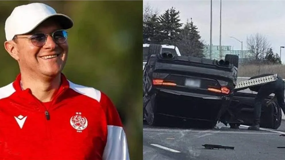 حادث مرور مروع لمدرب الوداد وطبيب الفريق في واشنطن حادث مرور مروع لمدرب الوداد وطبيب الفريق في واشنطن