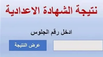 رابط مباشر للاستعلام عن نتيجة الصف الإعدادي في الجيزة باستخدام رقم الجلوس