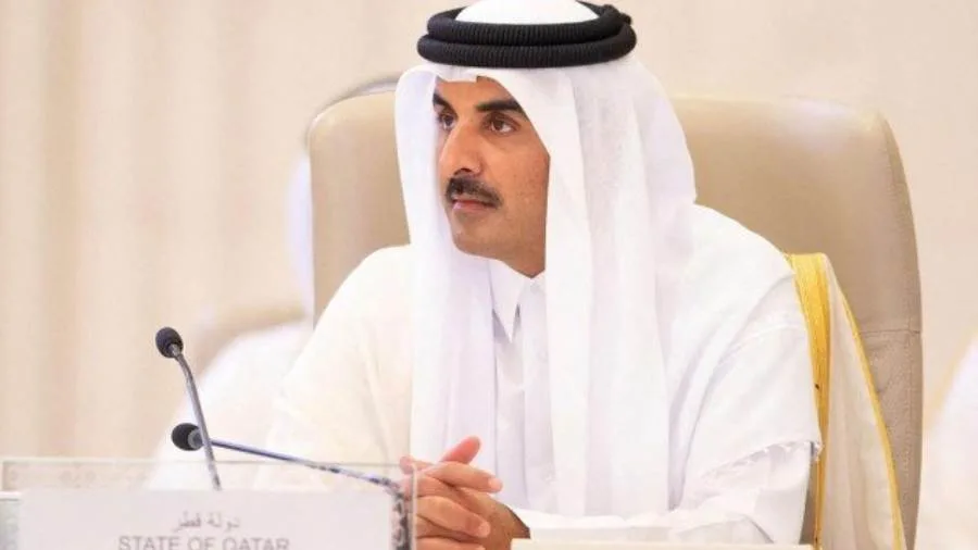 أمير قطر يعبر عن شكره لرئيس الوزراء اللبناني على دعمه وتضامنه مع قطر أمير قطر يعبر عن شكره لرئيس الوزراء اللبناني على دعمه وتضامنه مع قطر