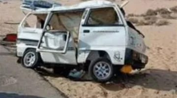 تعرُّض 9 أفراد لإصابات نتيجة حادث مؤلم في الفيوم