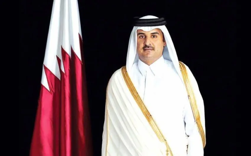 ولي عهد قطر يجري مكالمة هاتفية مع الرئيس الإيراني
