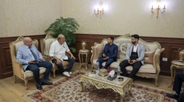 رئيس جامعة بدر يستقبل وفد طلابي من جامعة الجزائر 2 لتسلم جائزة أفضل سيناريو لفيلم “زهرة”