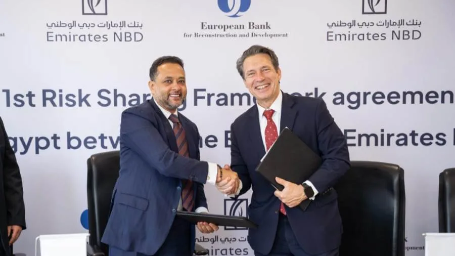 الإمارات دبي الوطني – مصر أول بنك يبرم اتفاقية “تقاسم المخاطر” مع البنك الأوروبي لإعادة الإعمار لتعزيز دعم المشروعات الصغيرة والمتوسطة.