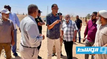 اجتماع لتقييم مشروع زراعة النخيل والزيتون في غدامس