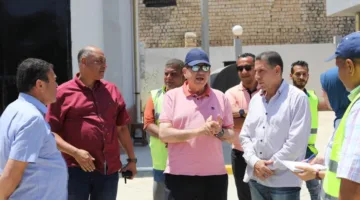 زيارة تقييمية لرئيس شركة الصرف الصحي لمرافق الشركة