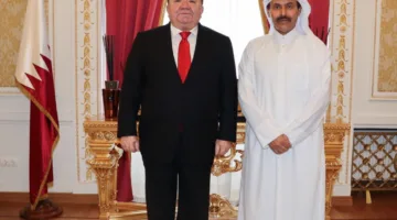 رئيس جمهورية إنغوشيا الروسية يلتقي بسفير قطر