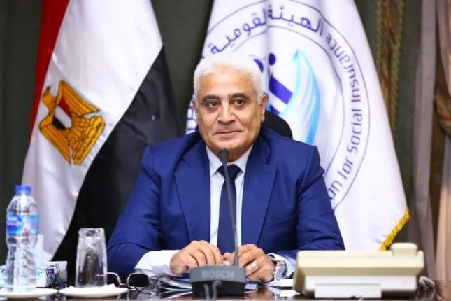 رئيس الهيئة العامة للتأمين الاجتماعي يعبر عن شكره للرئيس السيسي على زيادة المعاشات بنسبة 15%
