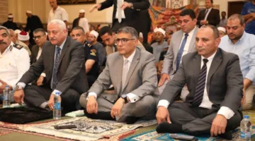محافظ الجيزة attends the celebrations held by the Ministry of Awqaf in honor of the new Hijri year.