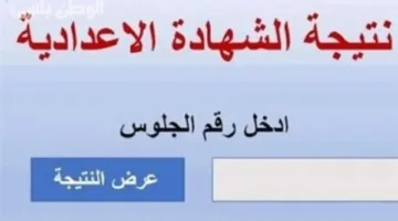 رابط مباشر لنتائج الصف الثالث الإعدادي في محافظة المنوفية 2025 الفصل الدراسي الثاني