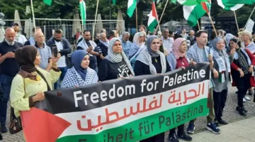 اللجنة الفلسطينية الموحدة في برلين تنظم وقفة دعم لفلسطين