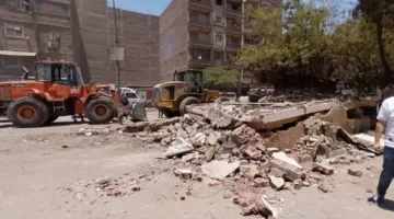 استجابة لشكاوى المواطنين.. إزالة الانتهاكات في سور سنترال بولاق بشارع ناهيا