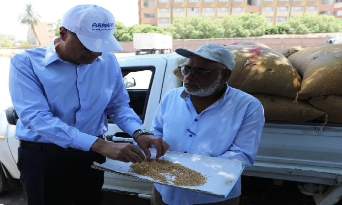 محافظ أسوان يطمئن عمال مطحن ناصر: القمح المصري في المقدمة والأهداف تحققت بنسبة 113%