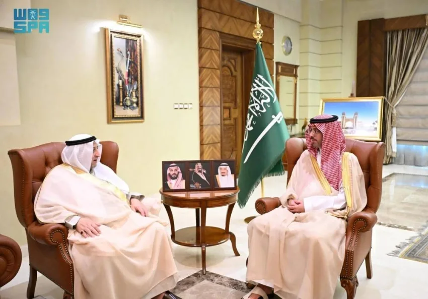 محافظ جدة يلتقي بمنسوبي مجلس إدارة جمعية أصدقاء مرضى السكري