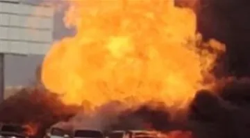 انفجار كبير في شارع المحكمة بمدينة البداري