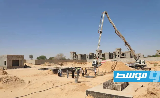 استئناف الأعمال المدنية في محطة كهرباء العلالقة بصبراتة استئناف الأعمال المدنية في محطة كهرباء العلالقة بصبراتة