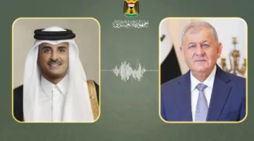 رئيس العراق يثني على مساعي أمير قطر في إنهاء النزاع بين إيران وإسرائيل