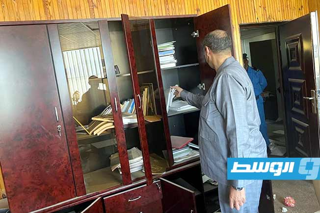 الأضرار التي طالت مكاتب السفارة الليبية في الخرطوم جراء الحرب السودانية، الخميس 26 يونيو 2025. (السفارة الليبية في الخرطوم)