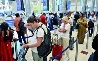 3.4 مليون مسافر في مطار دبي خلال 13 يوماً