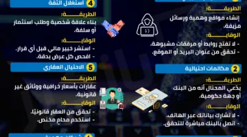 6 أساليب للنصب المالي… كيف تحمي أموالك | إنفوجراف