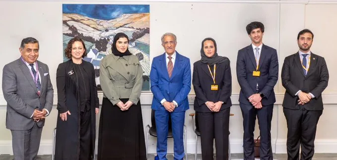 وزير الدولة للتعاون الدولي يلتقي بمسؤولين من المملكة المتحدة