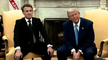 ترامب وماكرون يناقشان عبر الهاتف الوضع في أوكرانيا والشرق الأوسط