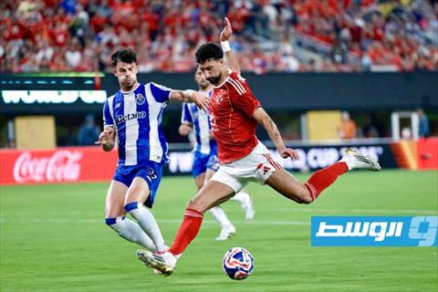 لقطة من مباراة الأهلي المصري وباتشوكا الودية. (أرشيفية: الإنترنت)