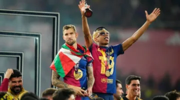 يامال يعتلي القميص رقم 10 الذهبي في برشلونة
