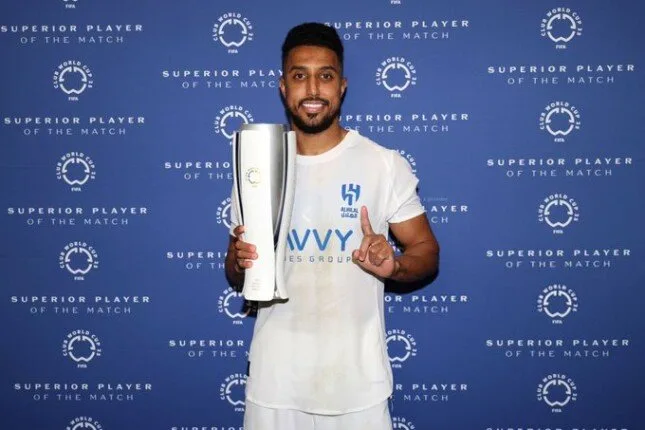 سالم الدوسري يسجل رقماً قياسياً في تاريخ كأس العالم للأندية سالم الدوسري يسجل رقماً قياسياً في تاريخ كأس العالم للأندية