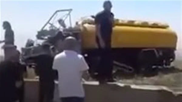 فيديو: انقلاب صهريج و”حالة وفاة”! فيديو: انقلاب صهريج و”حالة وفاة”!