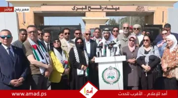 البرلمان العربي: الشعب الفلسطيني يعاني من أوضاع قاسية نتيجة للاحتلال.