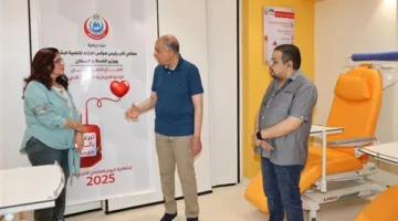محافظ المنيا يطلع على التحضيرات الأخيرة للاحتفال باليوم العالمي للتبرع بالدم