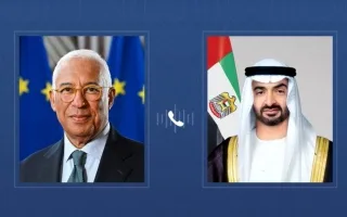 محمد بن زايد ورئيس المجلس الأوروبي يناقشان عبر الهاتف كيفية تحسين العلاقات بين الإمارات والاتحاد الأوروبي والأحداث الإقليمية الراهنة محمد بن زايد ورئيس المجلس الأوروبي يناقشان عبر الهاتف كيفية تحسين العلاقات بين الإمارات والاتحاد الأوروبي والأحداث الإقليمية الراهنة