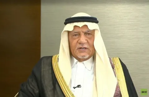الأمير تركي الفيصل: في عالم يتسم بالعدالة، كنا لنشهد غارات أمريكية على ديمونا بدلاً من إيران. الأمير تركي الفيصل: في عالم يتسم بالعدالة، كنا لنشهد غارات أمريكية على ديمونا بدلاً من إيران.