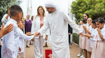 حسين الجسمي يلتقي بأطفال “دار الميمة” للأيتام ويدعوهم لحضور حفله في كازابلانكا