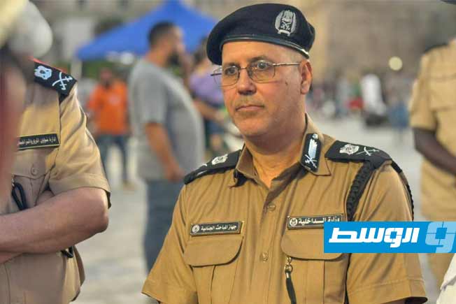 جولة مدير أمن طرابلس وقيادات المديرية على التمركزات الأمنية في العاصمة، الجمعة 28 يونيو 2025. (مديرية أمن طرابلس)