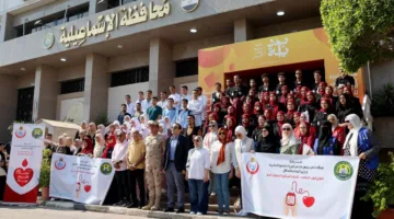 تحت شعار “تبرعك بالدم ينقذ حياة” .. مشاركة واسعة من جميع القطاعات في حملة التبرع بالدم في الإسماعيلية