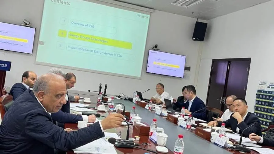 وزير الكهرباء يقوم بزيارة لشركة الشبكة الكهربائية الدولية الجنوبية في الصين المملوكة للدولة
