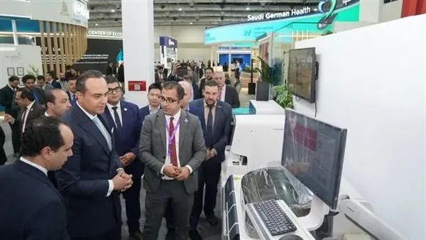 السبكي يستقبل رئيس لجنة الصحة في مجلس النواب خلال فعالية ‘Africa Health Excon 2025’