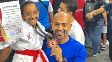مرام أحمد عمر تحرز ميدالية برونزية في بطولة القاهرة المفتوحة للكاراتيه