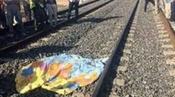 قطار يصطدم بشخص قرب مزلقان الشيخ علي في إدفو بشمال محافظة أسوان