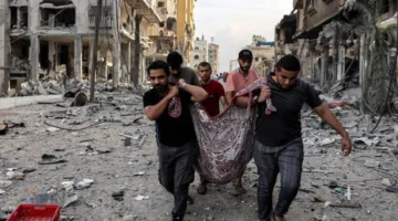 20 شهيداً، أغلبهم أطفال، جراء قصف الاحتلال قرب مدرسة في حي التفاح