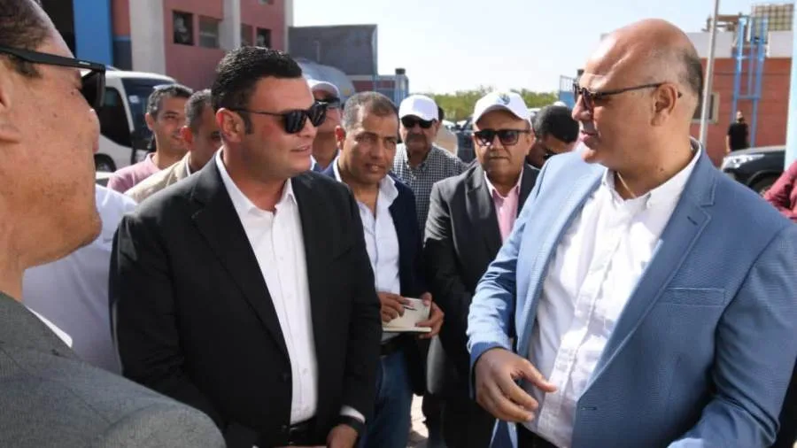 وزير الإسكان ومحافظ القليوبية يقومان بزيارة محطة مياه نوب طحا ومحطة معالجة الصرف الصحي في القشيش بمركز شبين القناطر.