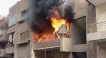 حريق ي devastate محتويات شقة سكنية في القاهرة الجديدة