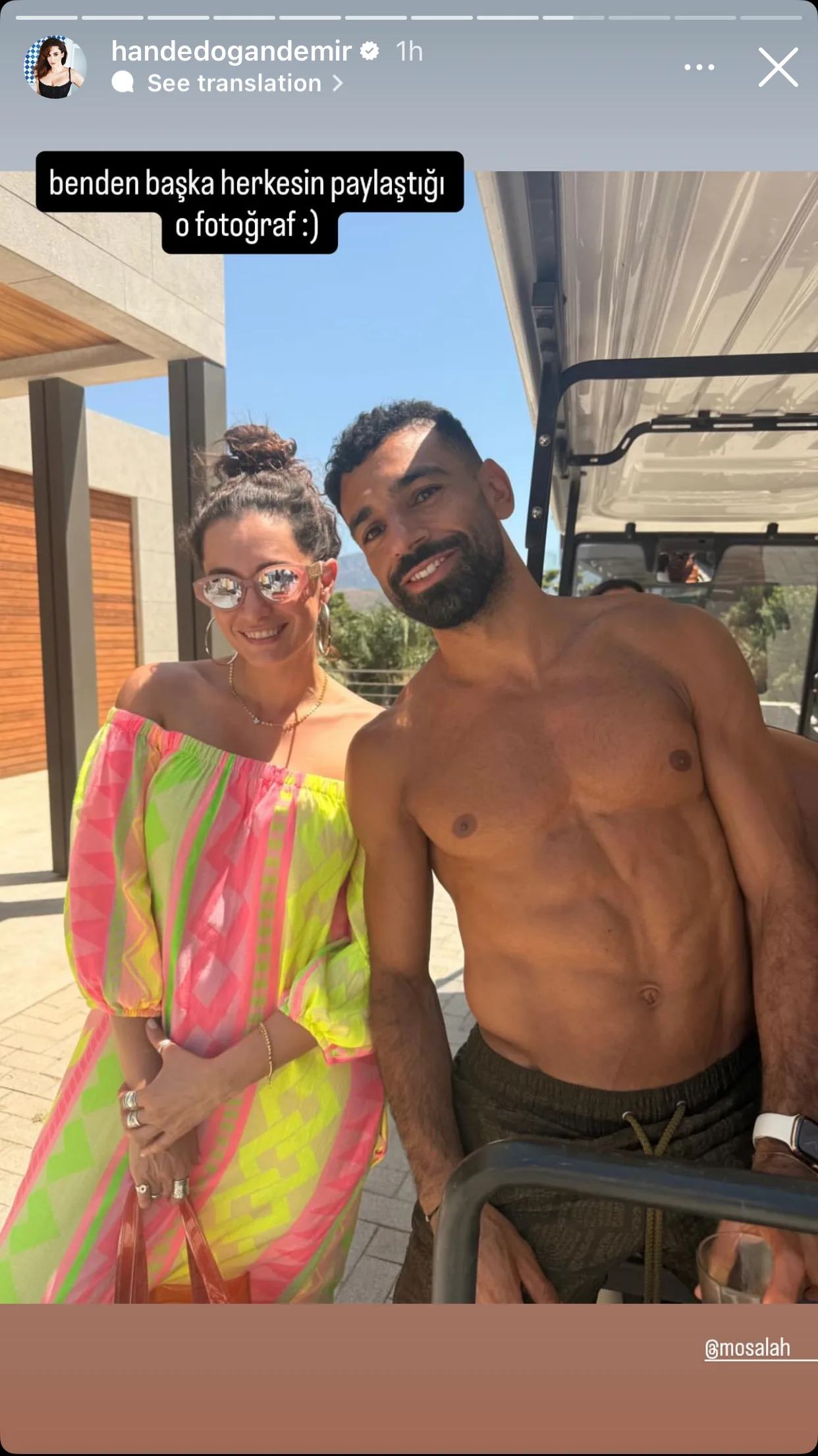 هاندا دوجانديمير تتواجد مع محمد صلاح في أحدث إطلالة لها من بودروم هاندا دوجانديمير تتواجد مع محمد صلاح في أحدث إطلالة لها من بودروم