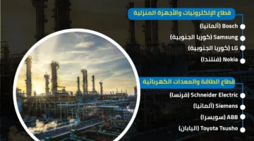 أهم الشركات العالمية التي أنشأت مصانع في مصر على مدار العقد الماضي | مخطط معلوماتي