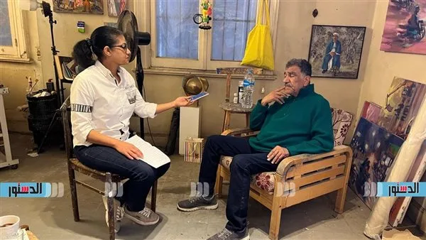 محمد عبلة لـ”الدستور”: ليخبرنا “الصاوي” من هو مؤلف بورتريه معرض سينتيس محمد عبلة لـ”الدستور”: ليخبرنا “الصاوي” من هو مؤلف بورتريه معرض سينتيس