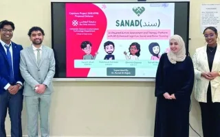 «سَنَد»: طلاب جامعة أبوظبي يبتكرون تطبيقاً ذكياً لمساعدة أطفال التوحد
