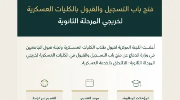 فتح باب التقديم للجامعات العسكرية.. اليوم