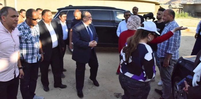 محافظ أسيوط يجري جولة تفقدية في محطة معالجة المشايعة ضمن مشروع الصرف الصحي الشامل. محافظ أسيوط يجري جولة تفقدية في محطة معالجة المشايعة ضمن مشروع الصرف الصحي الشامل.