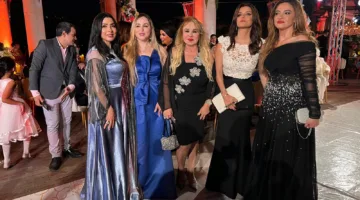 سهير جودة تبرز في احتفالية زفاف ابنة الإعلامية مفيدة شيحة.